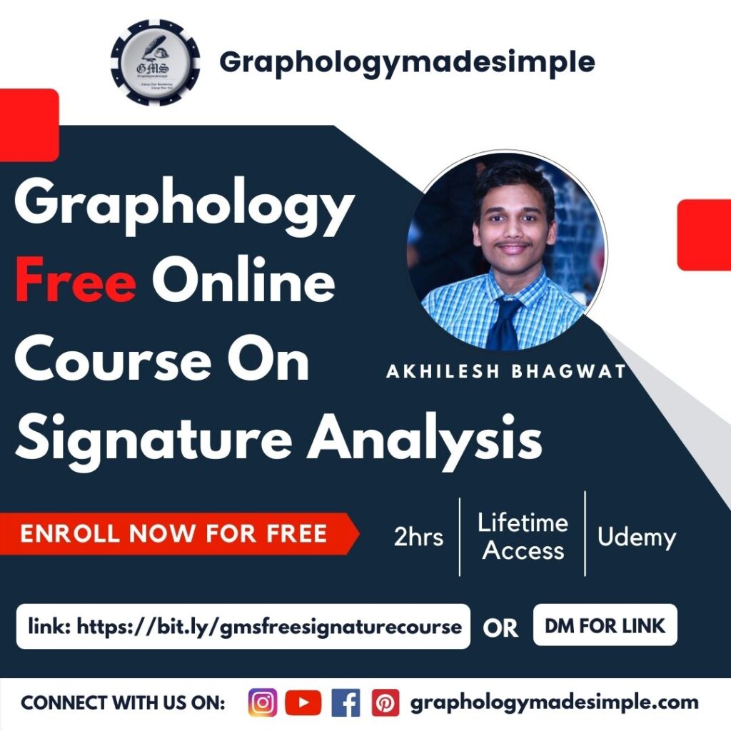 Graphology Free Signature Analysis Course
