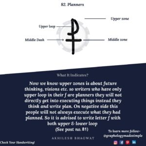 Graphology-letter-f-upper-loop-planning