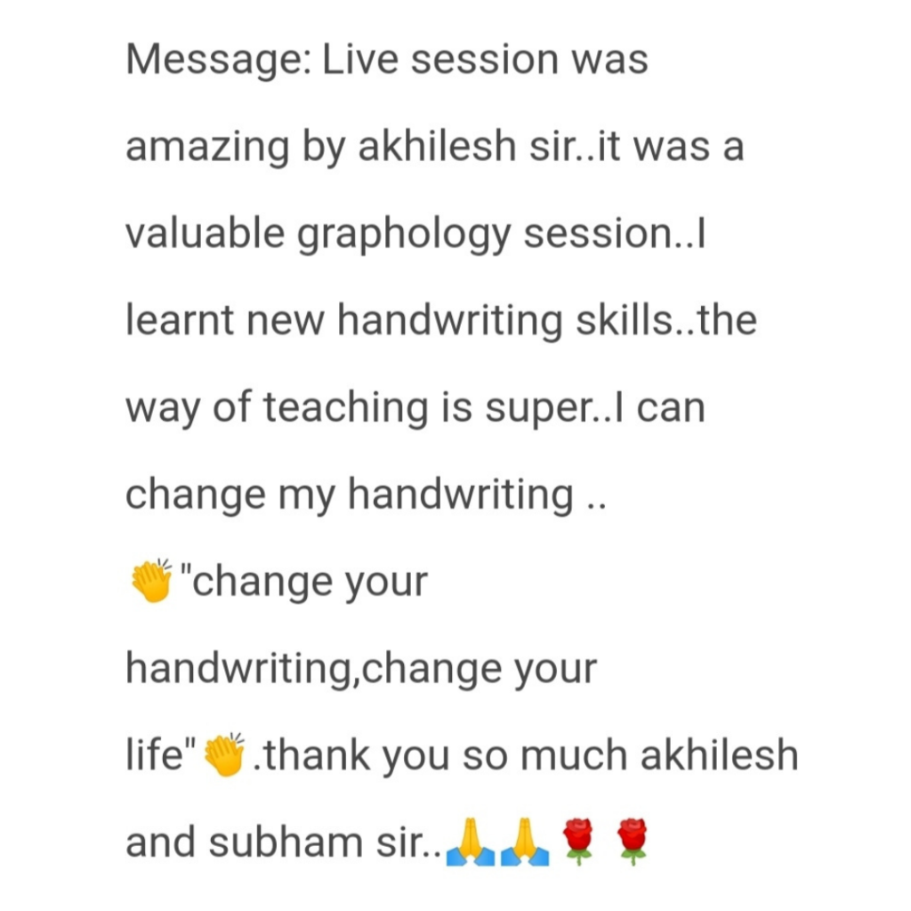 Graphology Webinar 3