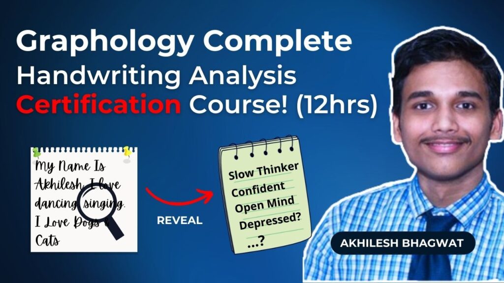 This is a udemy course on Graphology handwriting analysis which includes all letters from a to z