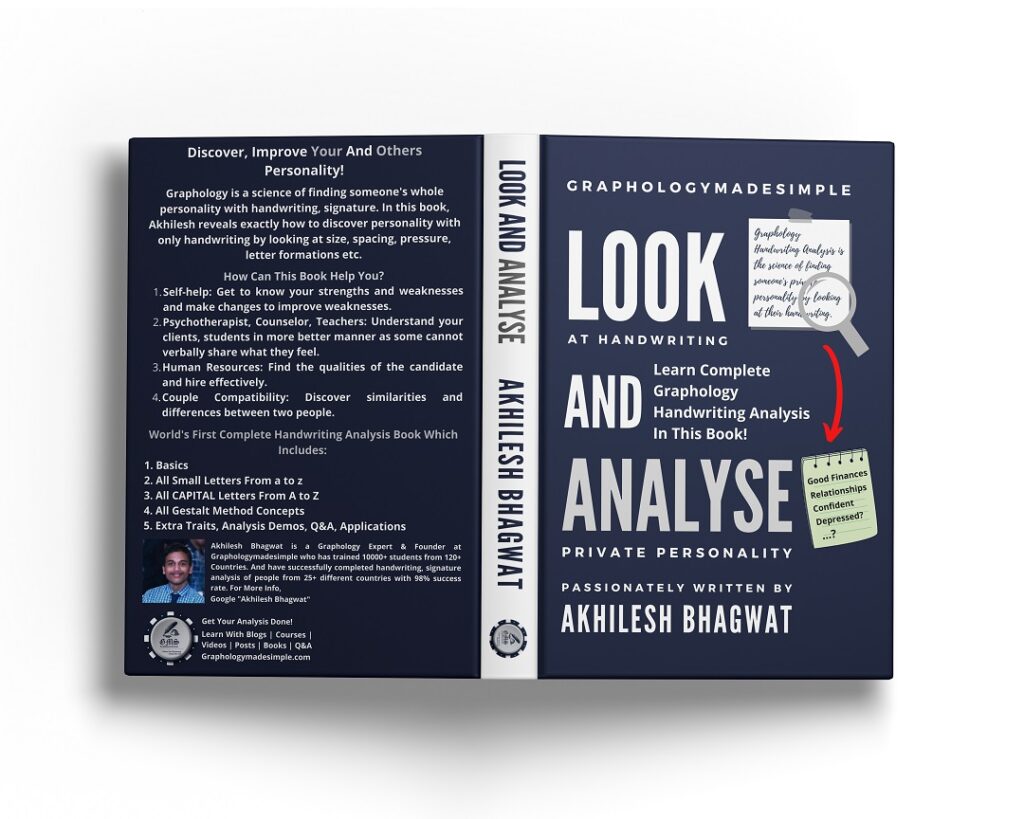 Graphology handwriting analysis book