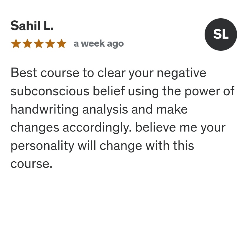 Graphology Graphotherapy course by Mr. Graphology Akhilesh Bhagwat honest review