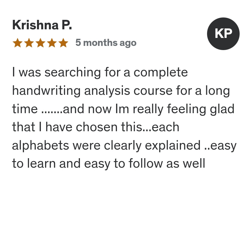 Graphology Handwriting analysis course by Mr. Graphology Akhilesh Bhagwat honest review