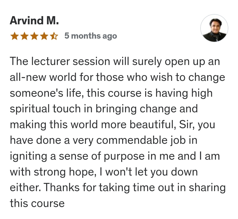 Graphology Handwriting and Signature analysis online certification course review by Arvind