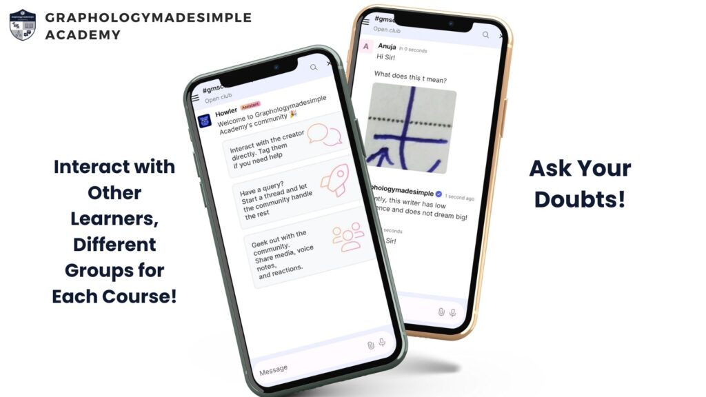 Join the Graphologymadesimple Community And Become Graphology Expert