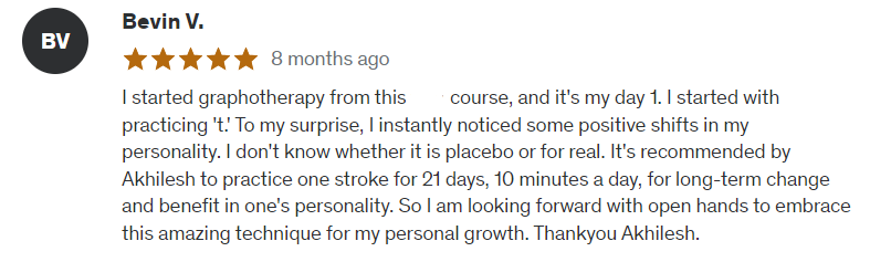 Graphology Graphotherapy online course review