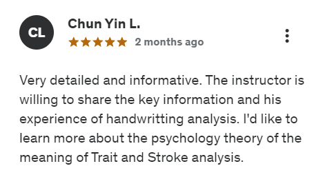 Graphology Handwriting Analysis Online Certification Course Review
