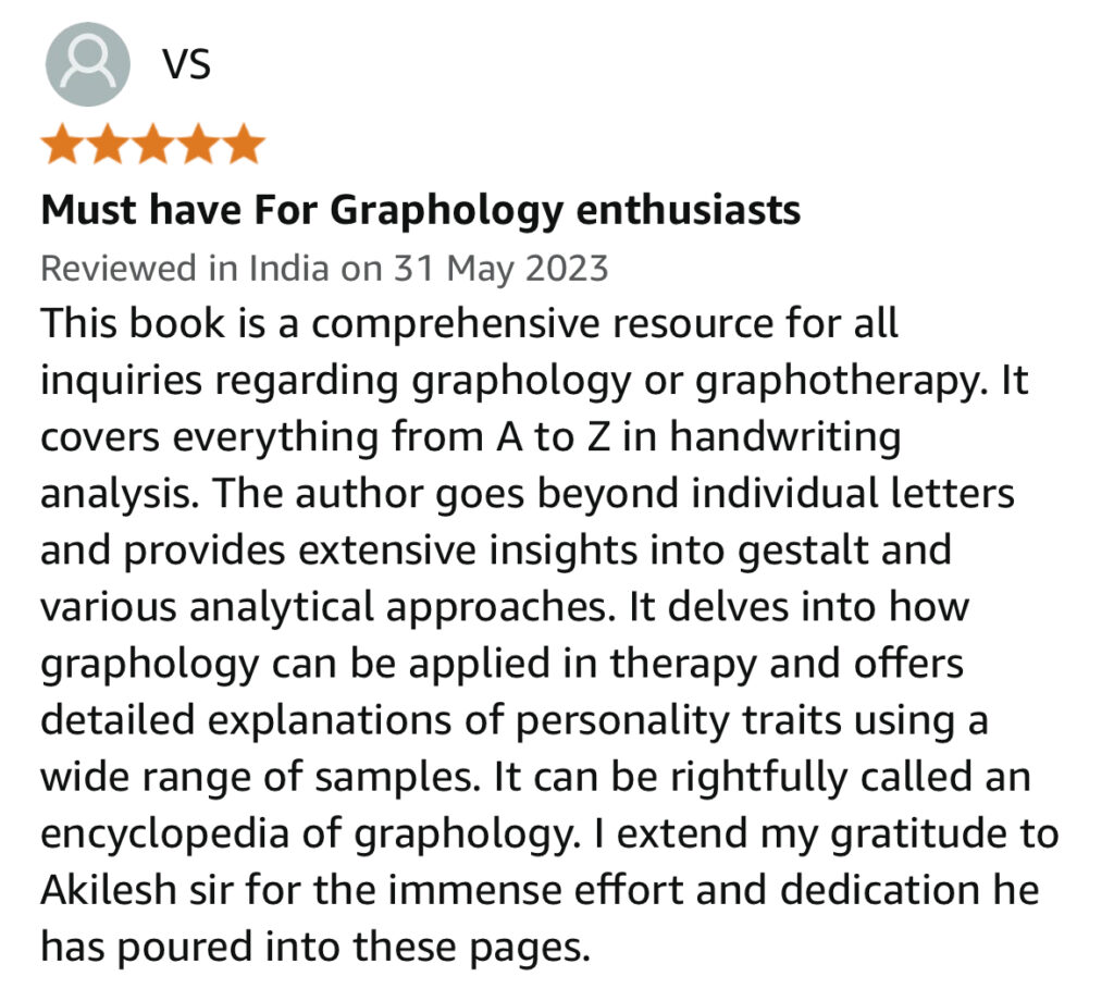 Book on Graphology Handwriting analysis