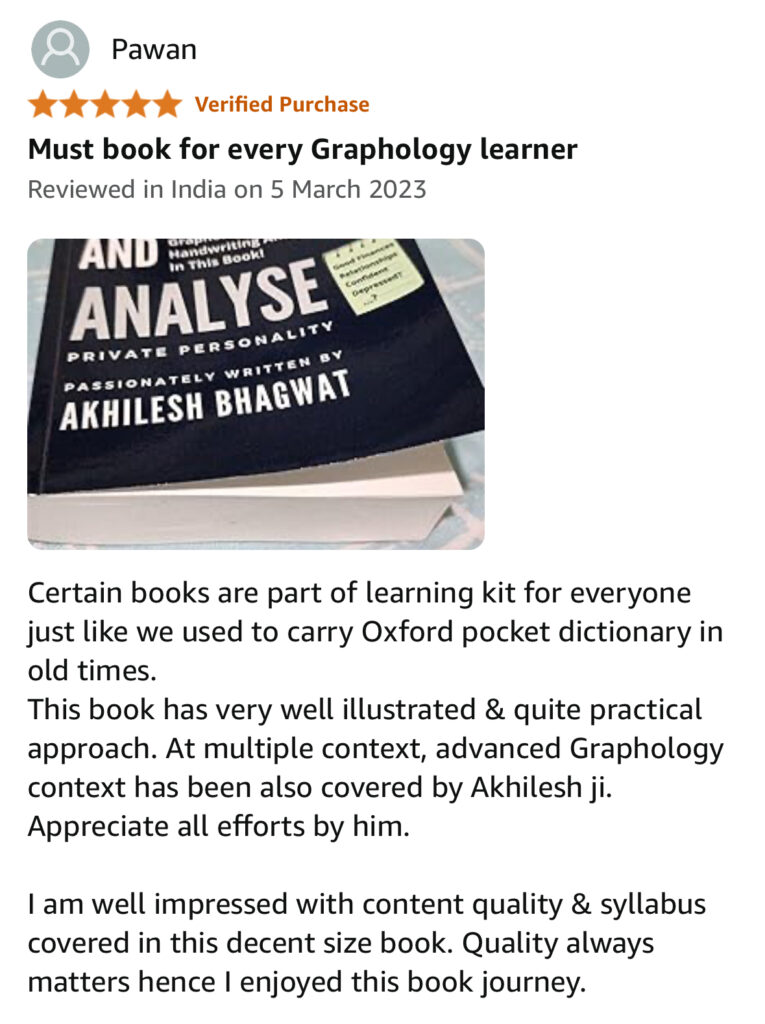 Graphology Handwriting analysis best book
