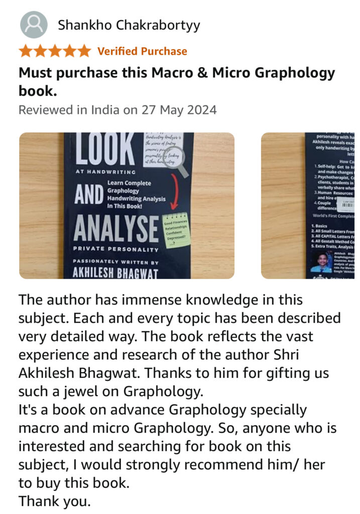 Graphology Handwriting analysis book