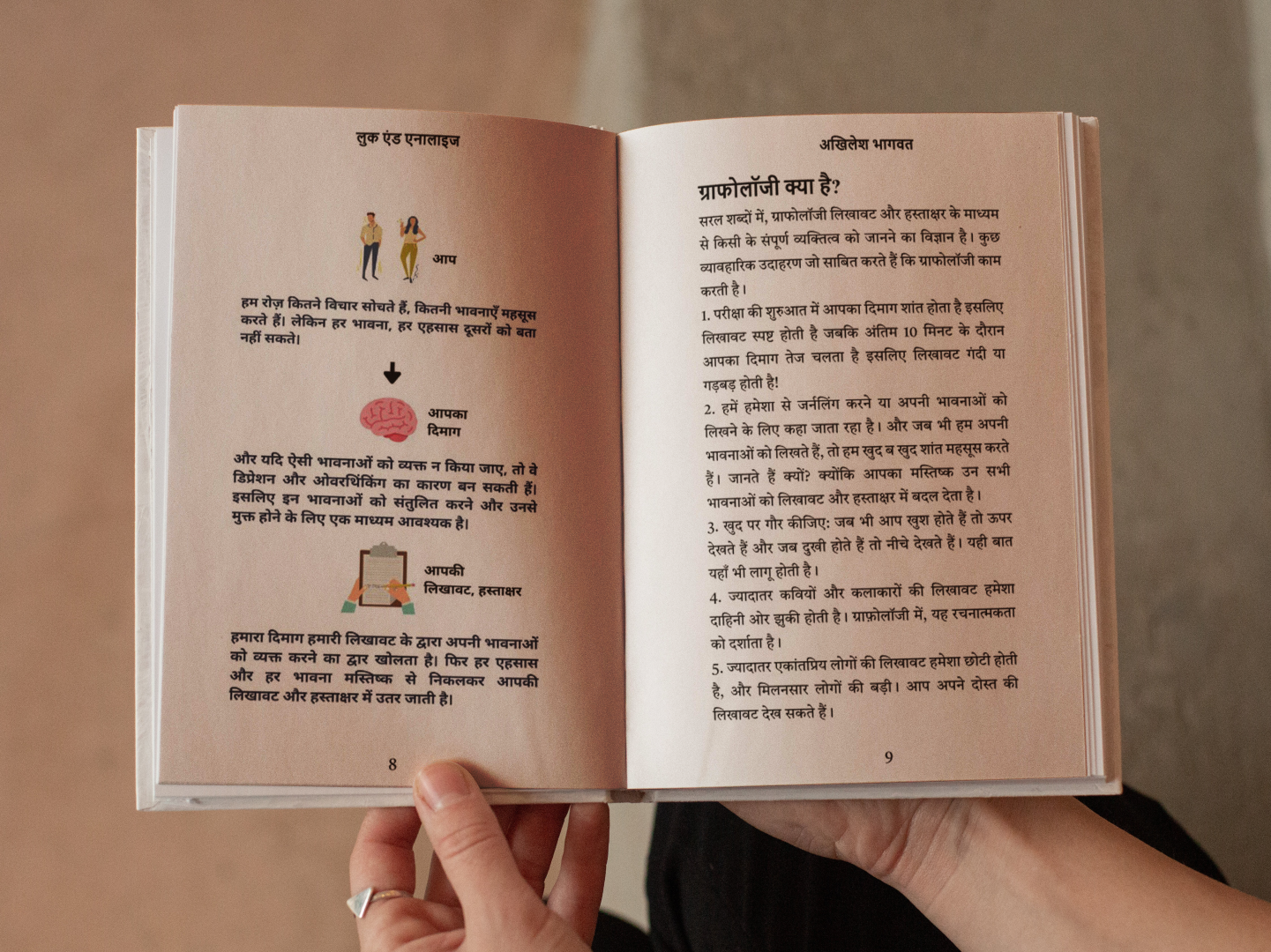 What is graphology in hindi